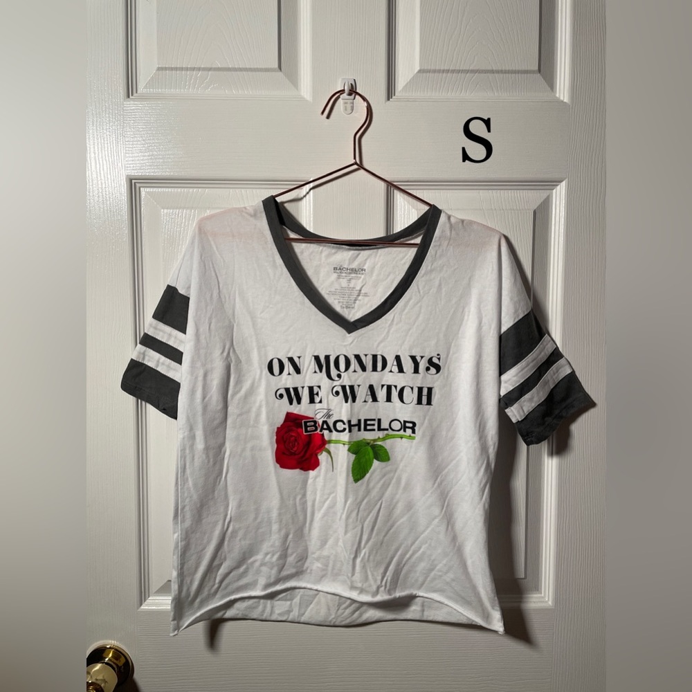 Bachelor V-Neck Graphic Jersey Shirt